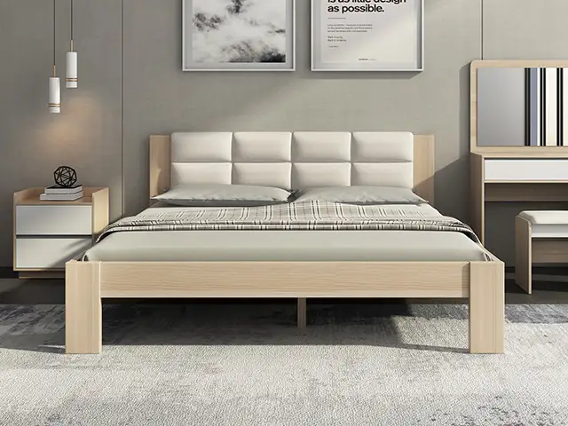GF-091 Quality Upholstery Hotel Bed Frame GCON Bedroom Furniture 1