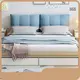 Bed Frame Hotel Style Storage Bed with Detachable Cover - - GCON 1