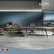 Custom Conference Table Modern Industrial - - GCON 1