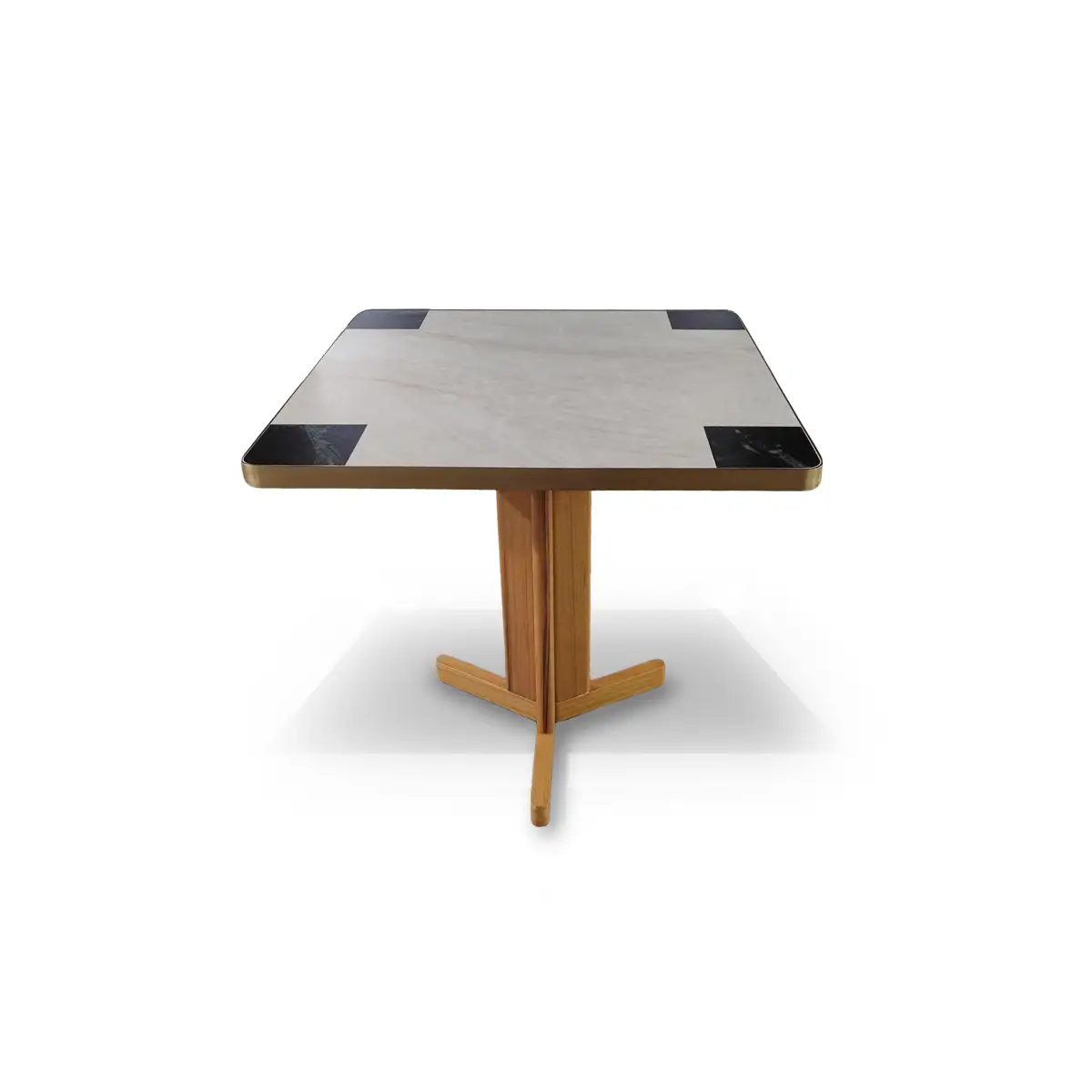 Table à manger rectangle extérieure GCON T.CO7 avec haut de finition en marbre 1