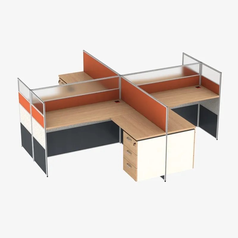 What are the characteristics of modern staff desks