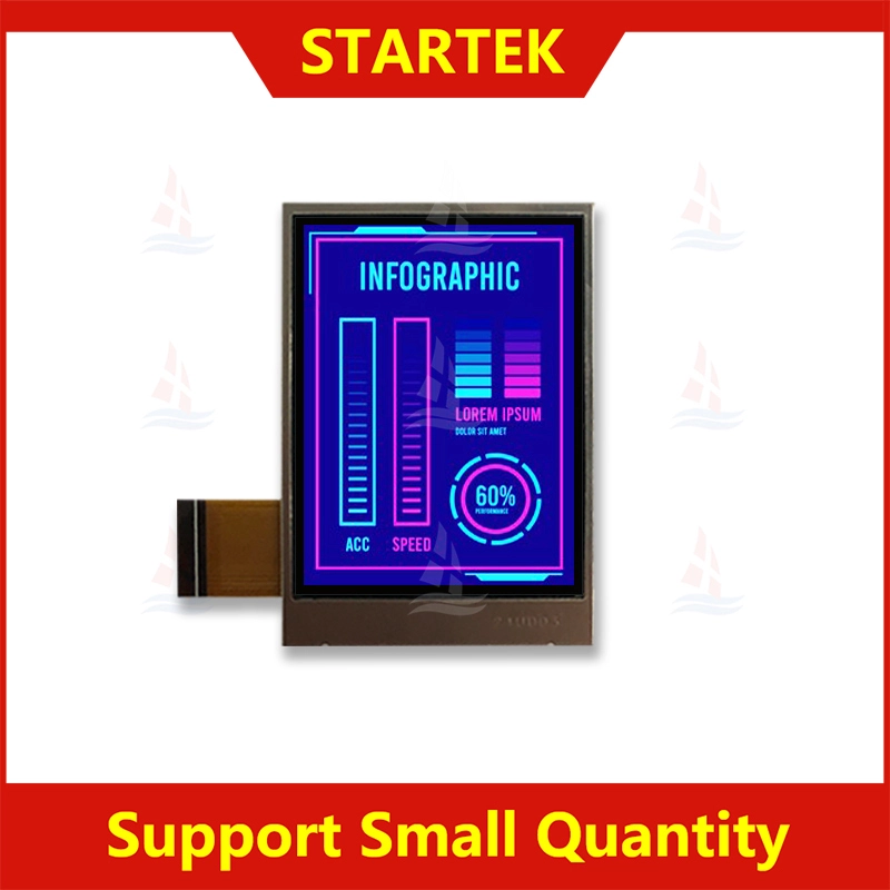 2.4 inch 240x320 resolution ST7789V MCU/RGB/SPI interface sunlight readable IPS Transflective LCD module KD024QVRMA041A 1