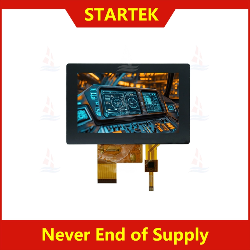 Écran LCD IPS de voiture de 5.0 pouces, 800x480, interface ST7262 RGB, affichage haute luminosité avec écran tactile capacitif KD050WVFPA029-06-C039A 1