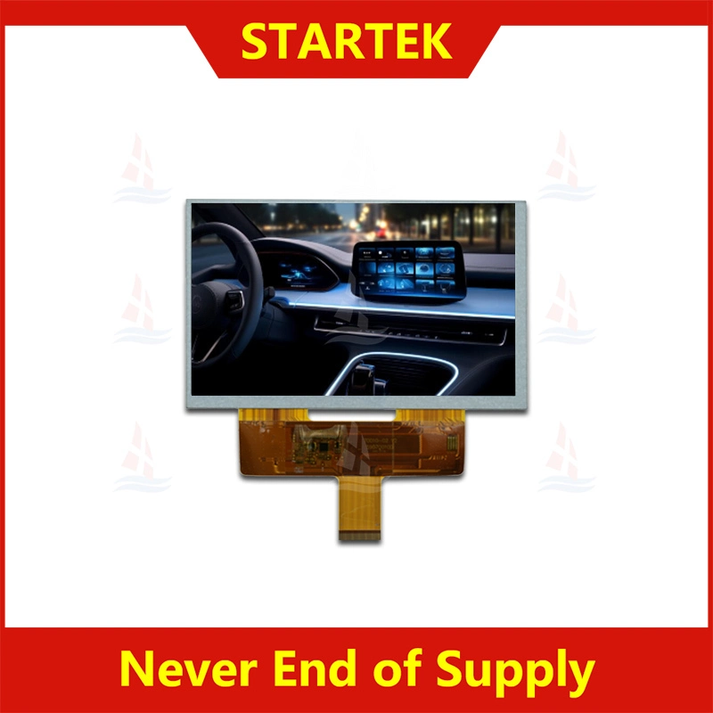 Pantalla automotriz tft 800x480 para coche de 7,0 pulgadas, interfaz RGB de 16/18/24 bits, ángulo de visión completo IPS, TFT LCD de alto brillo KD070WVFPA010-02 1