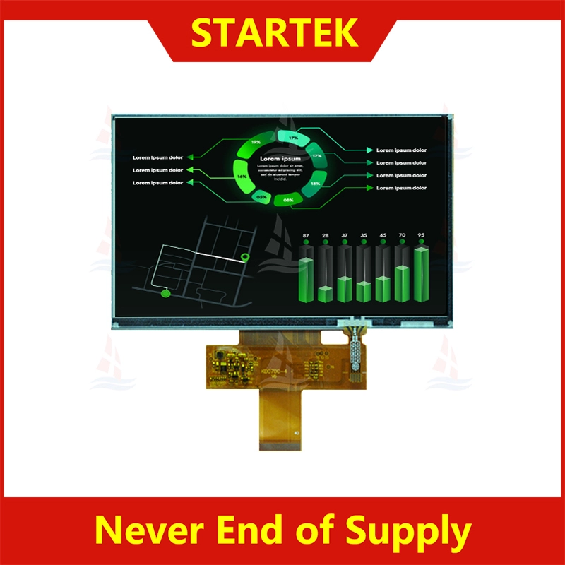 Modulo LCD TFT industriale da 7,0 pollici 800x480 EK9713/EK73002 16/18/24 BIT interfaccia RGB ampia temperatura KD070WVTPA088-01-RT 1