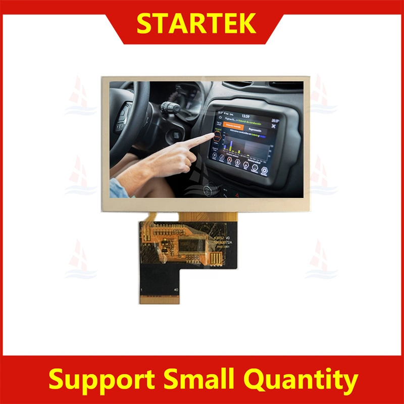 Otomobîla 4,3 înç tft 800x480 ST7262 dîmendera otomotîkê 8 bit navbeynkariya LVDS TFT LCD ronahiya bilind germahiya fireh IPS LCD KD043WVFLA096-02 1