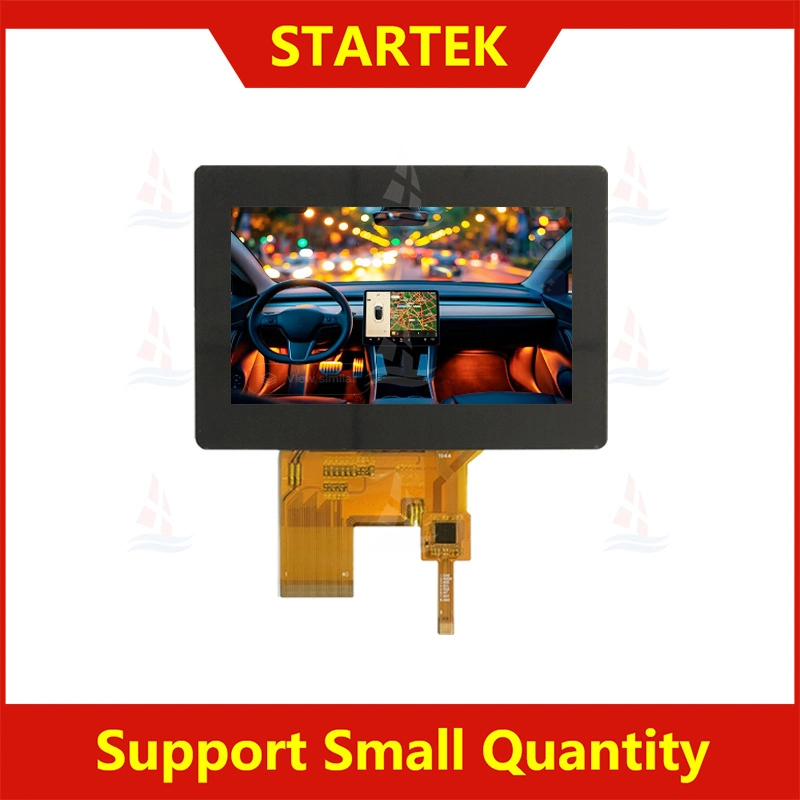 Écran automobile TFT 800x480 de 4,3 pouces, angle de vision complet, interface RVB ST7262, haute luminosité, large température, IPS LCD avec écran tactile capacitif KD043WVFPA051-02-C049A 1