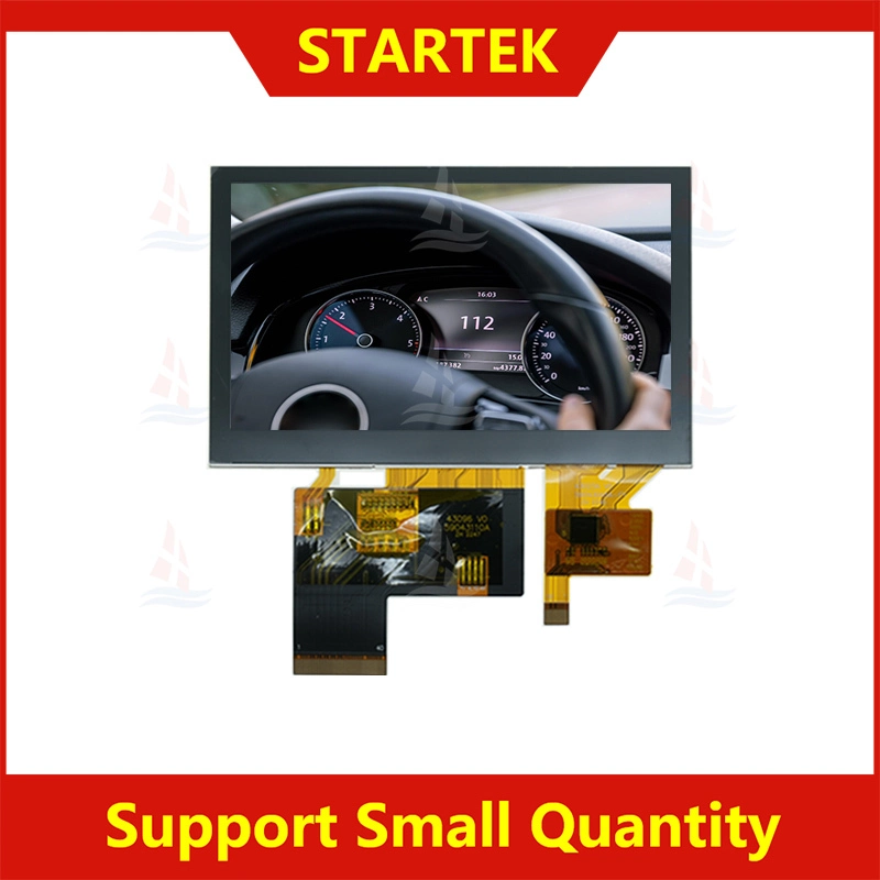4.3 inch car TFT 800x480 LVDS interface Automotive Display ST7262 high brightness wide temperature IPS LCD with capacitive touch panel KD043WVFLA096-02A-C030A 1