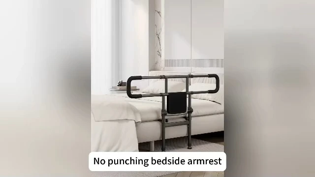 Extended Bed Assist Rail for Seniors - Foldable & Adjustable Bed Side Rails 1