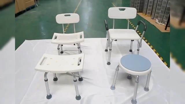 Classic Bath Chair shower chair with handrail 1
