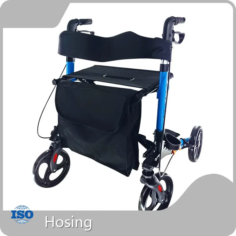 Folding Mobility Walker with Seat - - Hosing 1