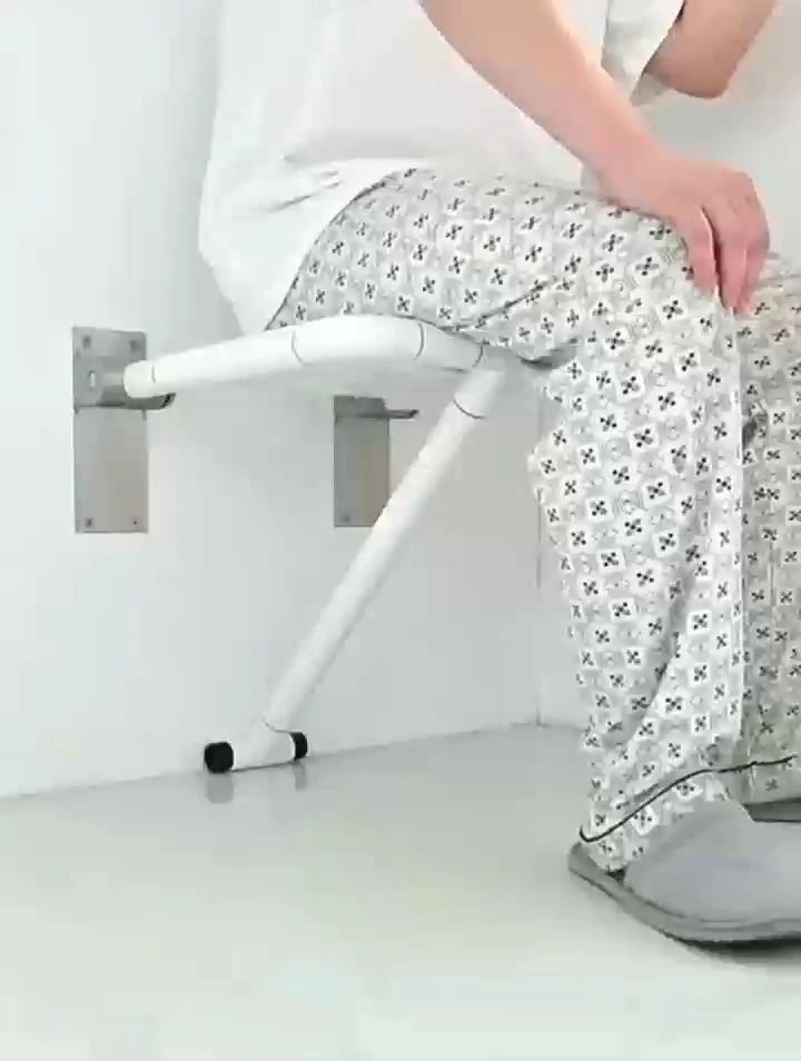 壁掛け式高齢者用折りたたみ式浴室シャワーシート 1