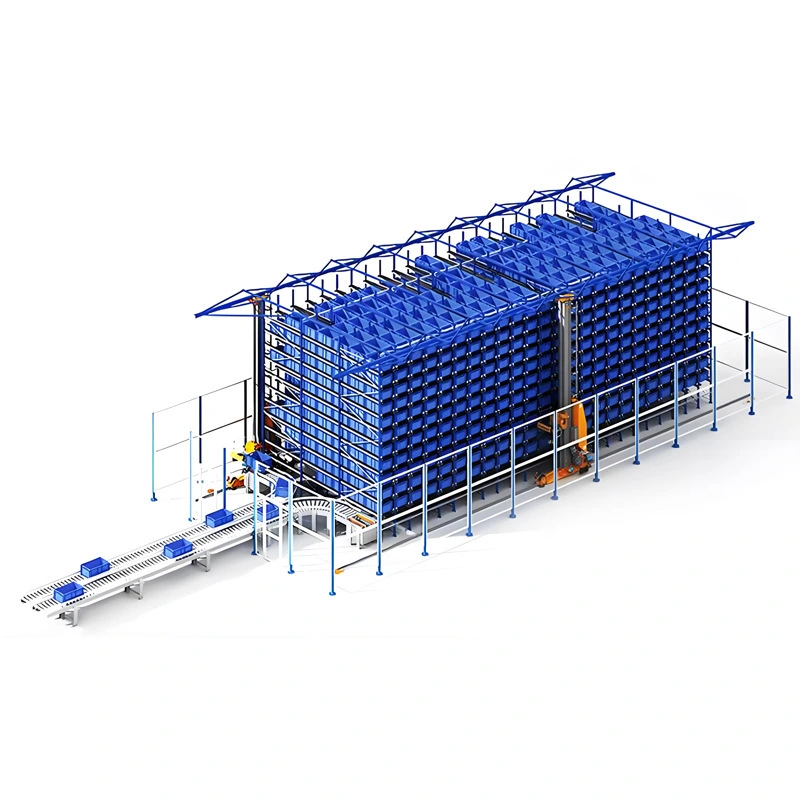Chariot élévateur à plusieurs étages AGV antistatique, manutention intelligente et automatisée des bacs, allée, entrepôt 1