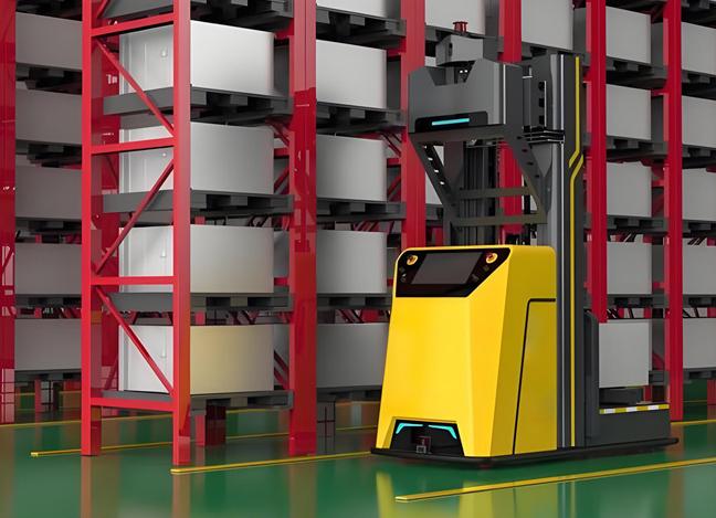 Jack-up-Mehrgeschoss-AGV Antistatische Regale Automatisierte intelligente Handhabung von Behältern Ganglager 5