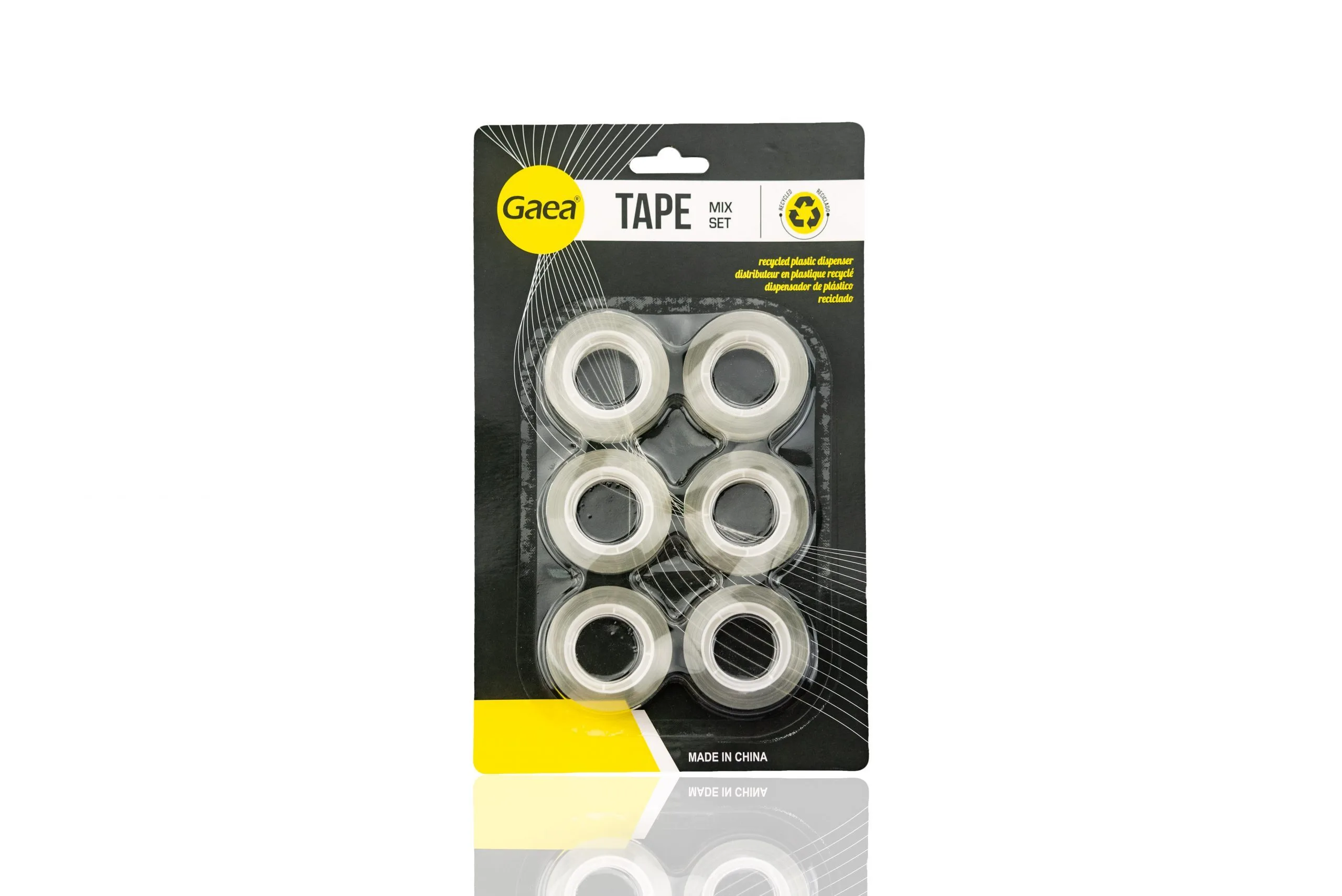 6 fitas transparentes em blister, 18 mm x 20 m 1