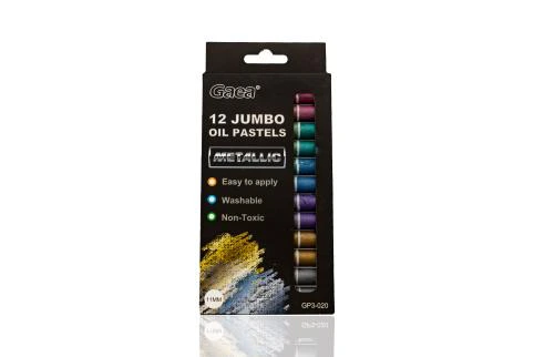 12 jumbo oil pastel in paper box(original )11mm 1