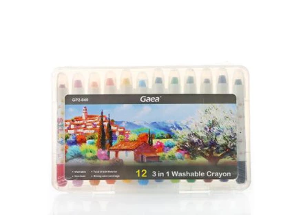 12 color 3 in 1 washable crayon 1