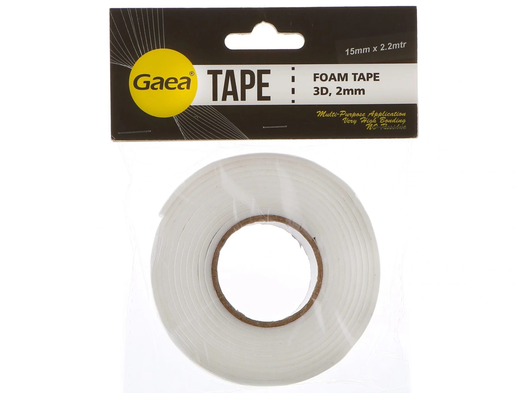 Double sides foam tape 15mm*2.2m*2mm 1