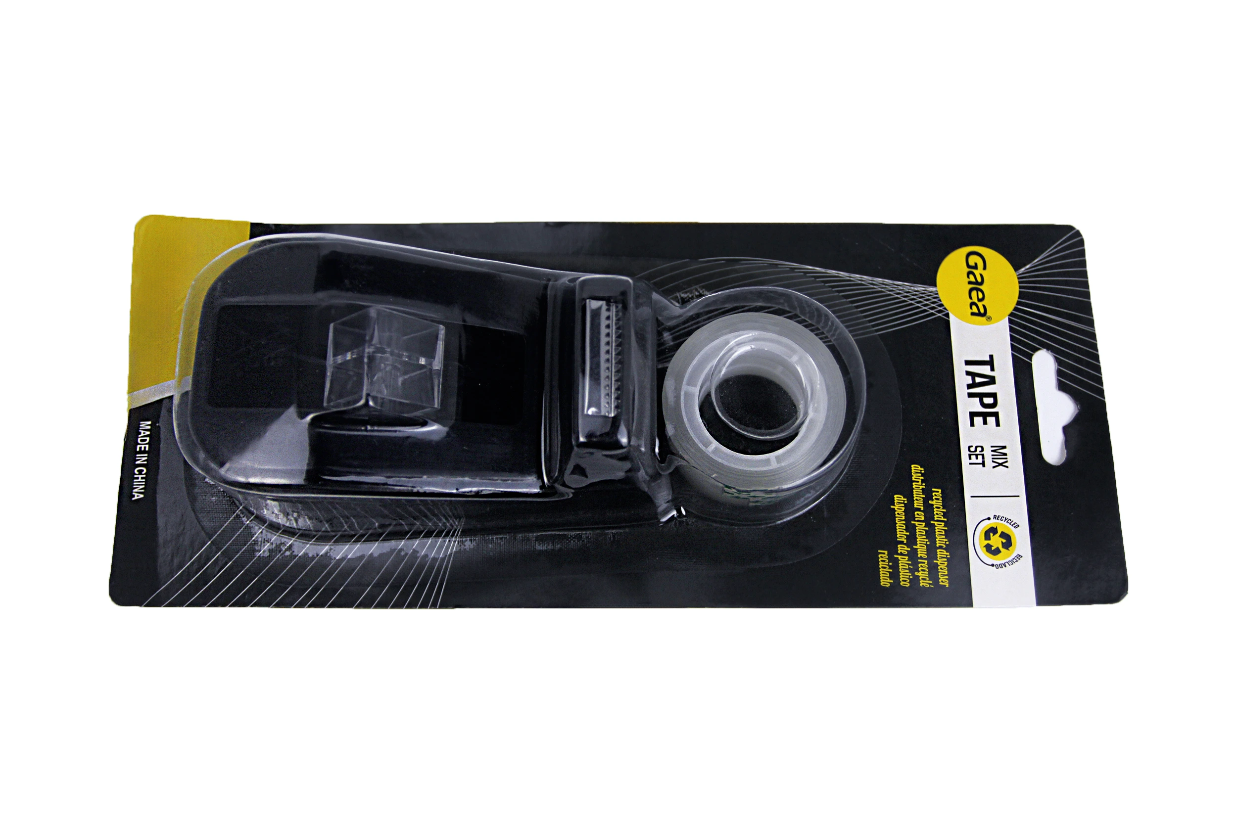 TAPE MIX SET + tape dispenser 超粘透明胶带套装 18mm*20m 1
