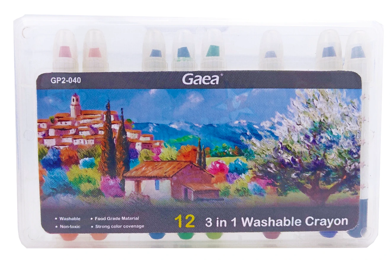 12 color washable pens in pp box 1