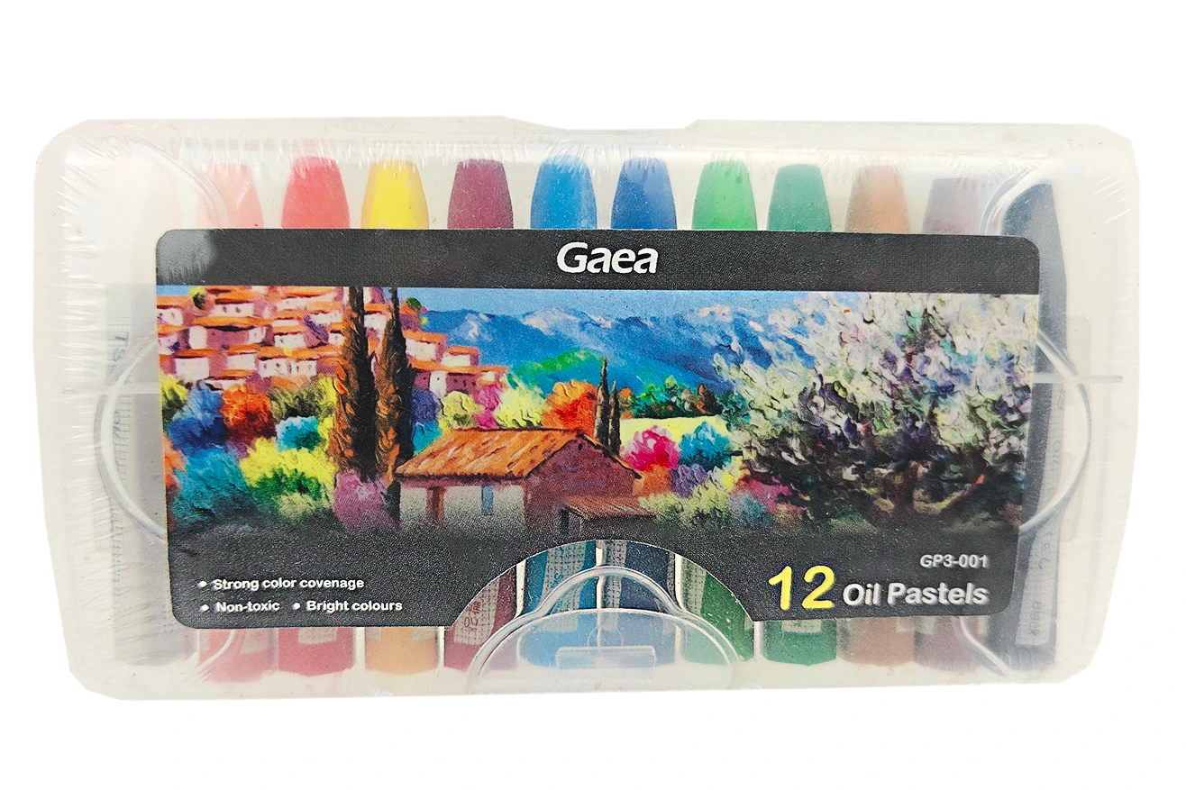 12 color oil pastel in pp box 1