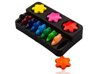12c snow crayon in color window paper box 1