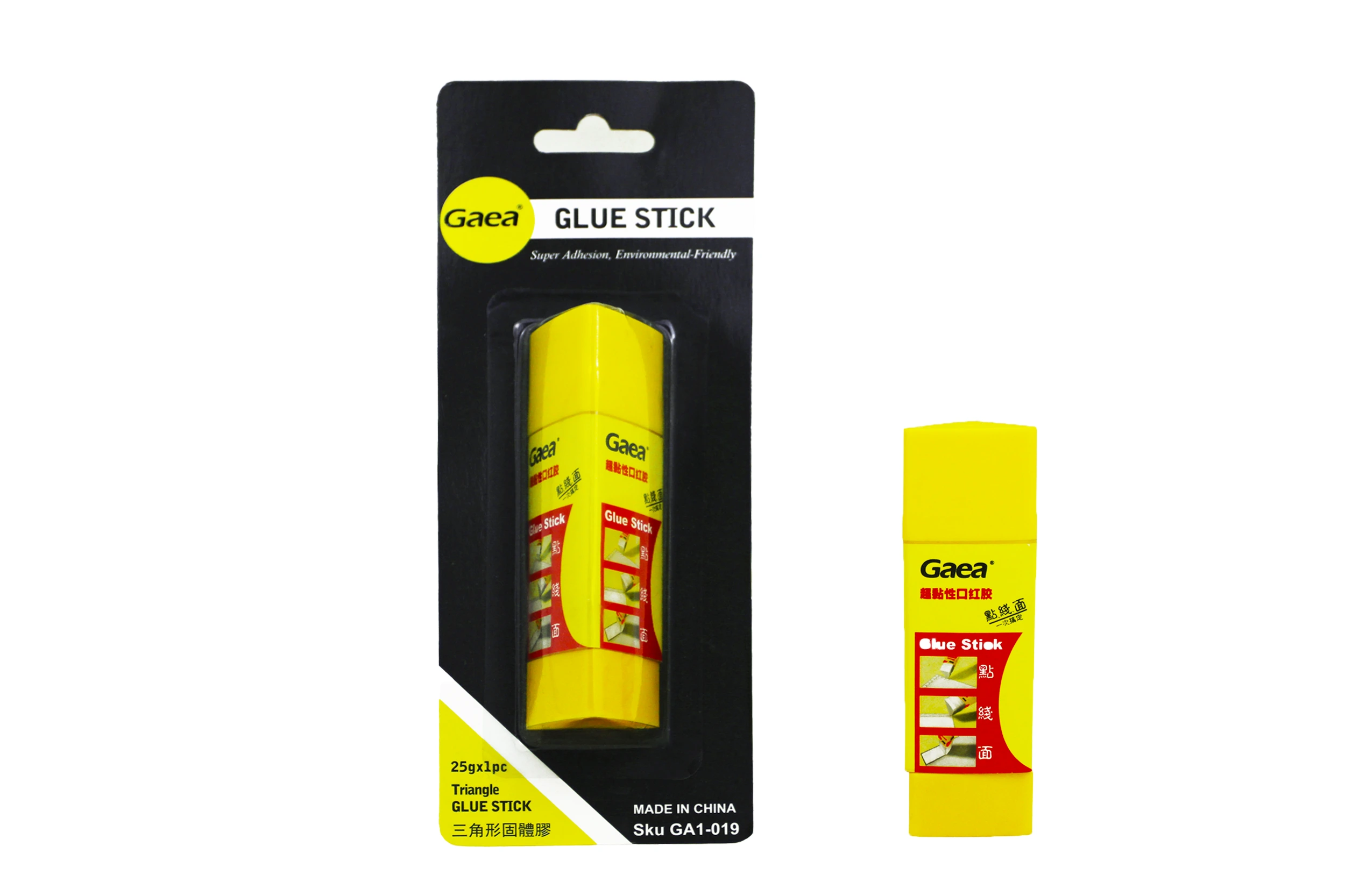 25g*1Triangle Glue Stick on Blister Card - Single Pack 1