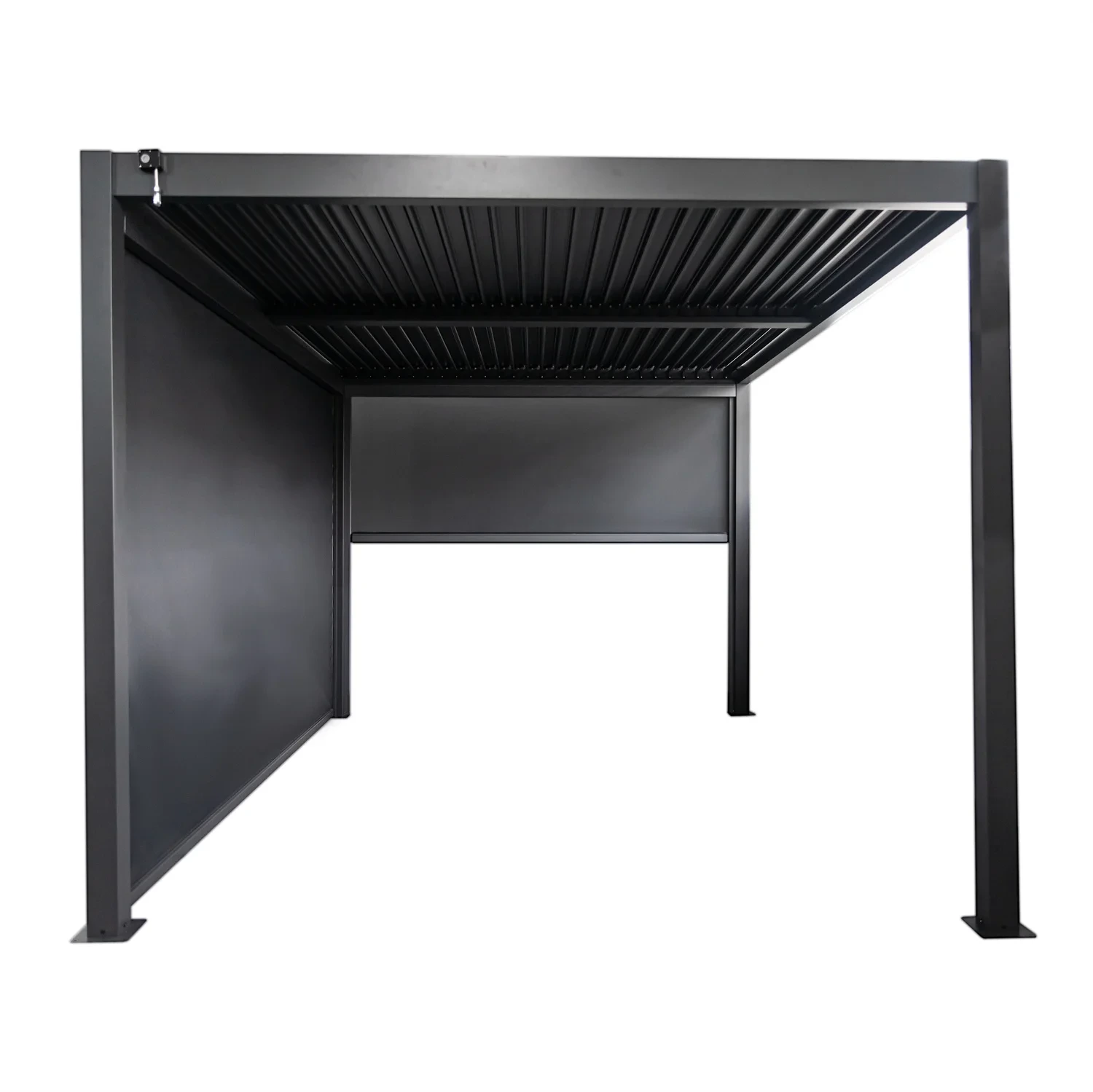 Luxury Factory Direct 3x6 Aluminium Garden Gazebo Patio Pergola With Adjustable Roof Hardtop Outdoor Metal Louvered Pergola 1
