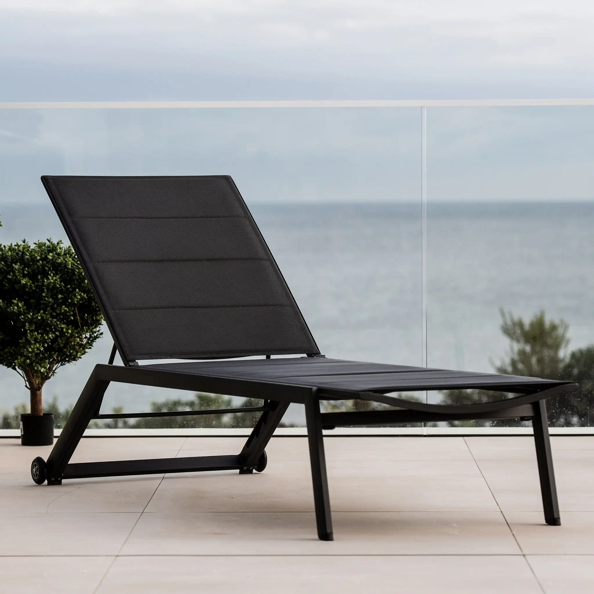 Metal Outdoor Garden Benches Aluminium Pool Sun Loungers Outdoor Chaise Lounge Outdoor Chaise Lounge Pool Side Sunbed Day Bed 1