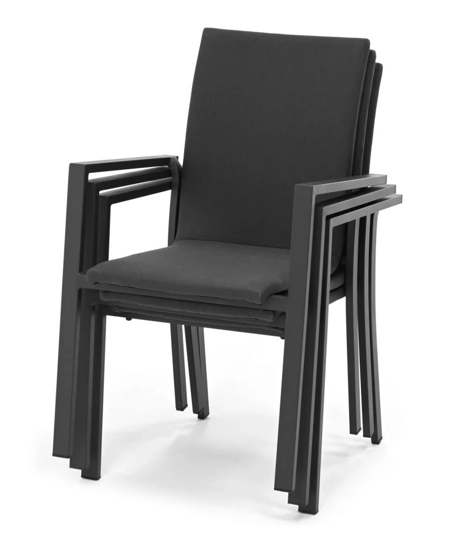 Chaises d'extérieur en métal, meubles de jardin, hôtel, siège unique, chaises de Restaurant, Patio étanche, chaise pliable en aluminium 1