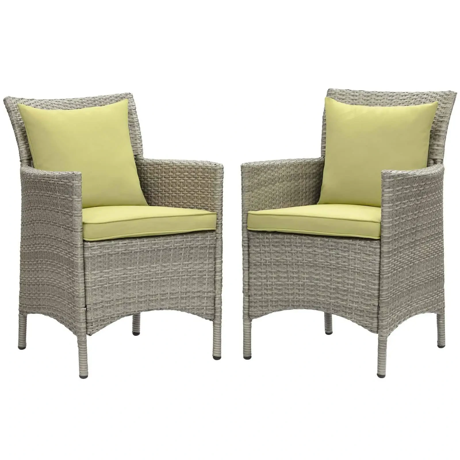 Ensemble de chaises de Patio en osier, mobilier de jardin, extérieur, rotin, siège unique, étanche, pour Restaurant, hôtel de luxe, chaises de salle à manger 1
