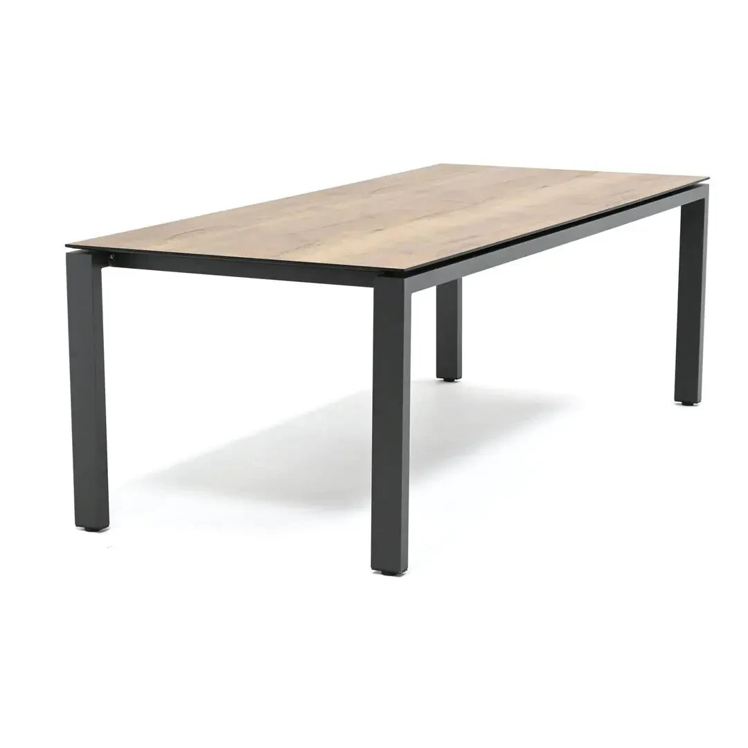 Patio Dining Tables Outdoor Table With Metal Frame For 6-8 Person Garden Rectangular Table With Morden Design4 1