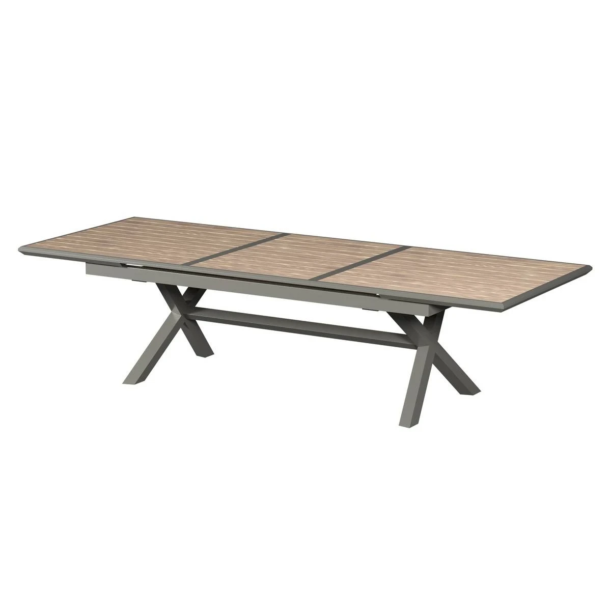 Luxury Restaurant Waterproof Furniture Patio Metal Garden Aluminium Dining Set Outdoor Metal Dining Table 1