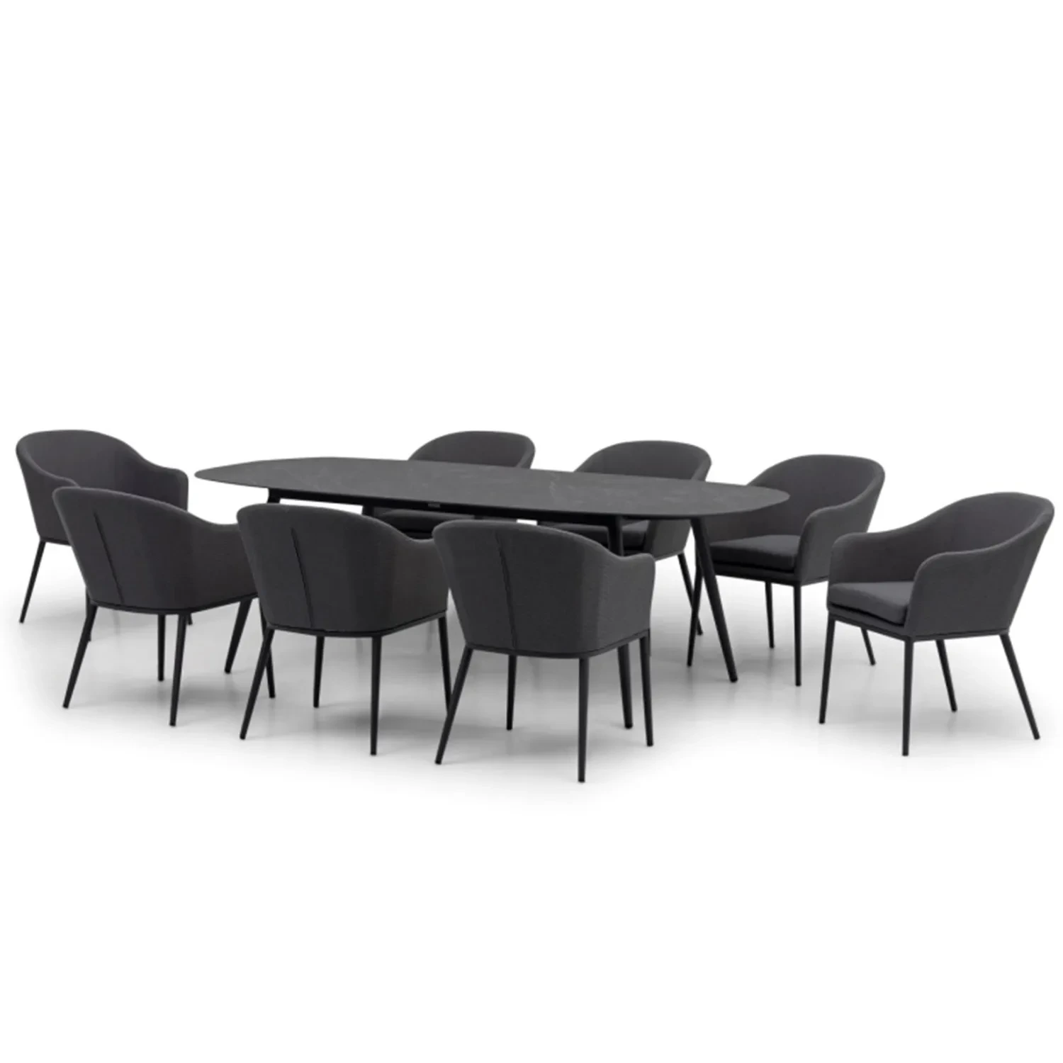 Chaise en tissu confortable, résistante aux intempéries et à la pluie, meubles de Patio, ensemble de chaises et de tables de salle à manger d'extérieur, bistrot 1