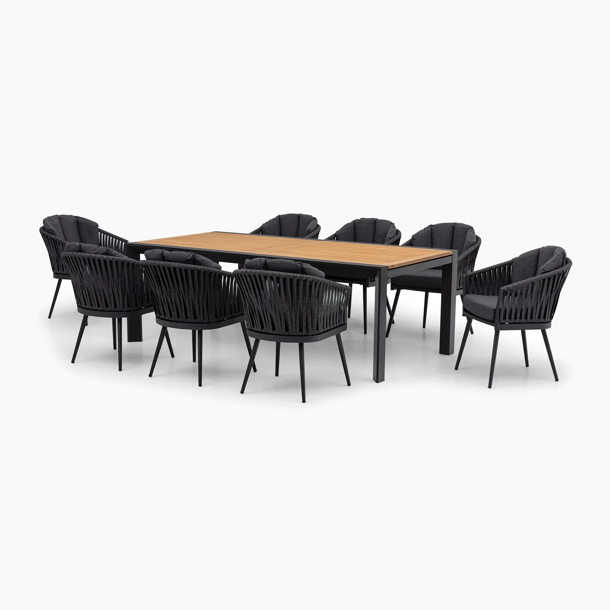 Mélanger et assortir l'hôtel ensemble de salle à manger en aluminium résistant à la rouille chaises d'extérieur meubles de jardin Table en métal de Patio & ensemble de chaises1 1