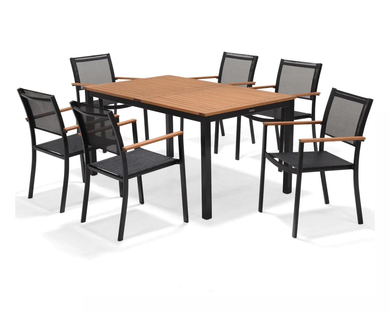 Mélanger et assortir des chaises de salle à manger d'extérieur, ensemble de Patio, Table et chaises, assemblage de meubles de jardin 1