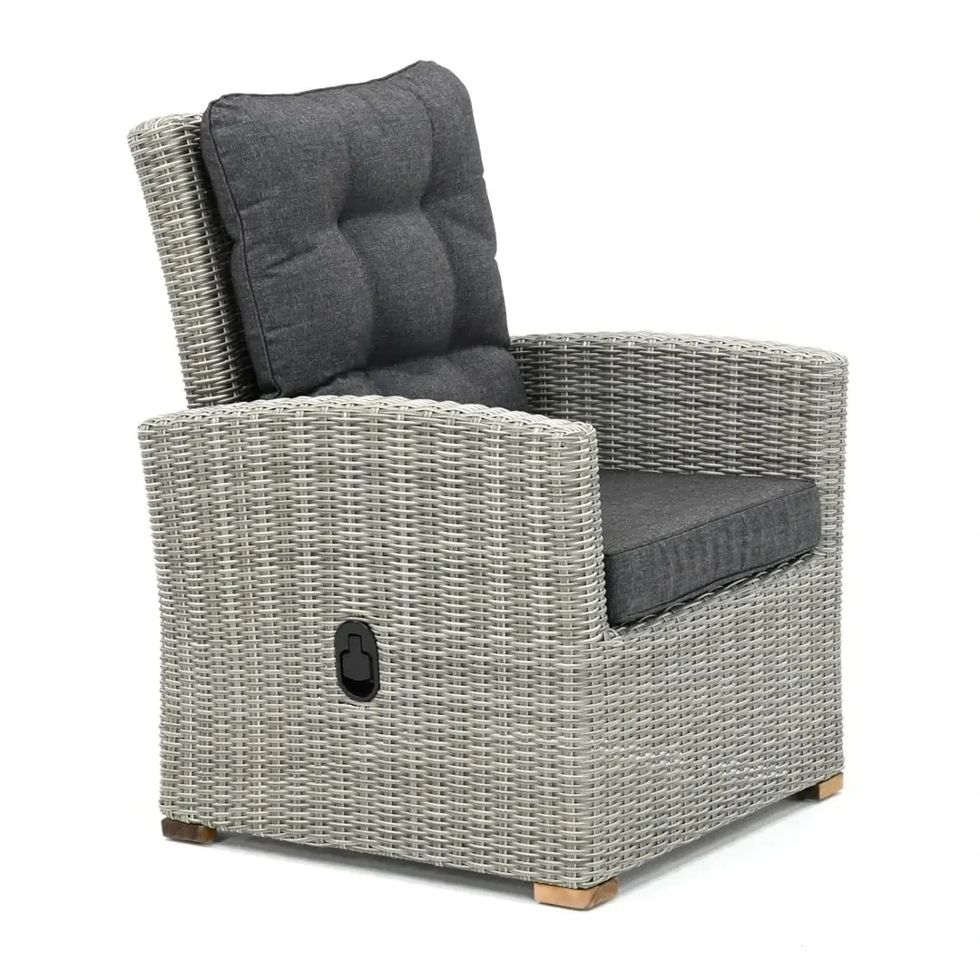 Ensemble de chaises en rotin et en osier, mobilier d'extérieur, avec pouf, imperméable, de luxe, pour salle à manger, hôtel, canapé de Patio2 1