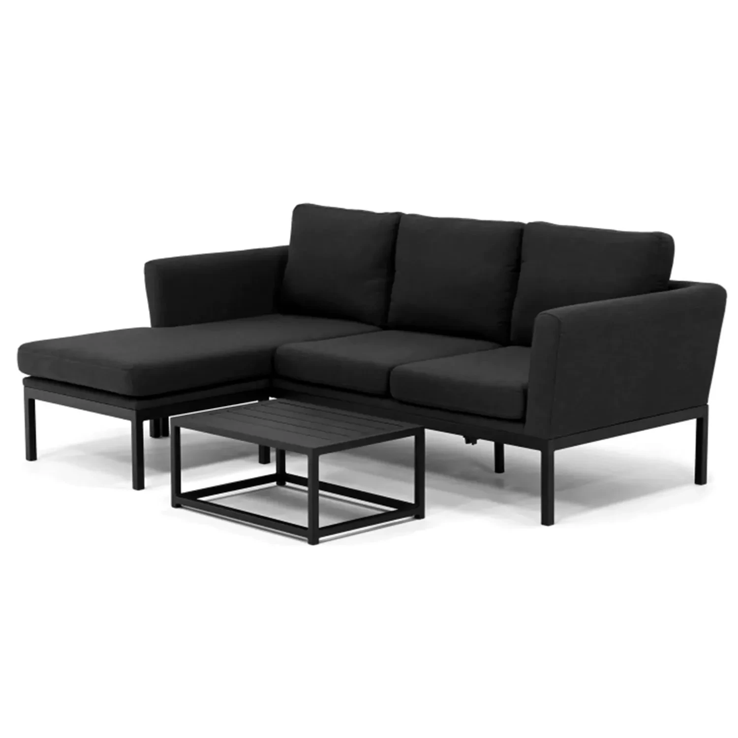 Meubles de Patio en tissu oléfinique doux et imperméable, ensembles de conversation de jardin, siège d'hôtel, canapé d'extérieur en aluminium1 1