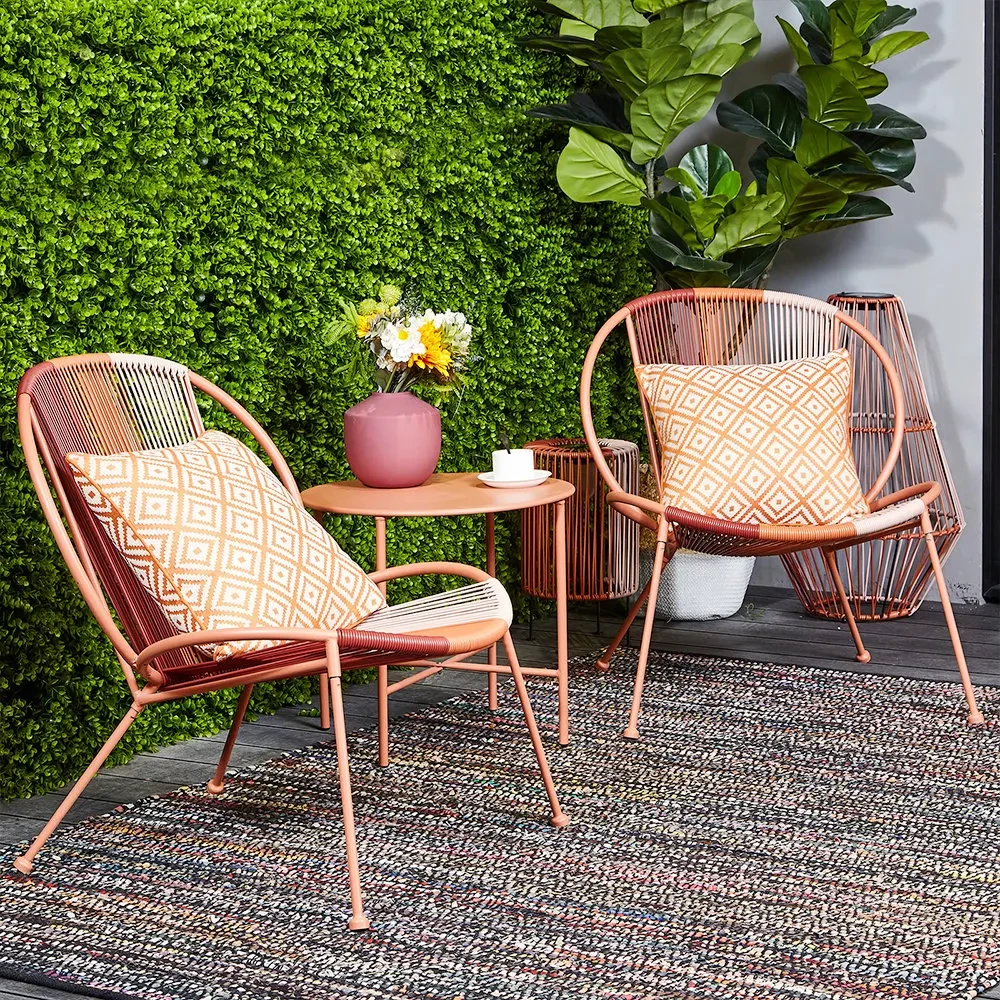 Morden – meubles de Patio imperméables, ensembles de conversation d'arrière-cour, chaises empilables d'extérieur avec Table, ensemble de bistro de jardin 1