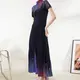 Pleated Gown with Sleeves - - Pleats Clothing 3
