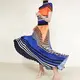 Red Pleated Gown - - Pleats Clothing 4