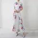 Pleated Short Gown - - Pleats Clothing 1