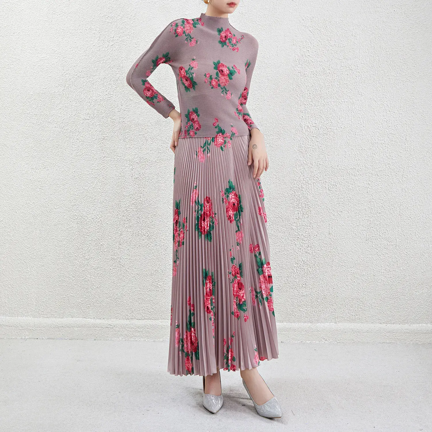 Strapless Pleated Gown by Pleats Clothing 2