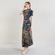 Pleated Short Gown by Pleats Clothing 6