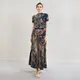 Pleated Short Gown by Pleats Clothing 4