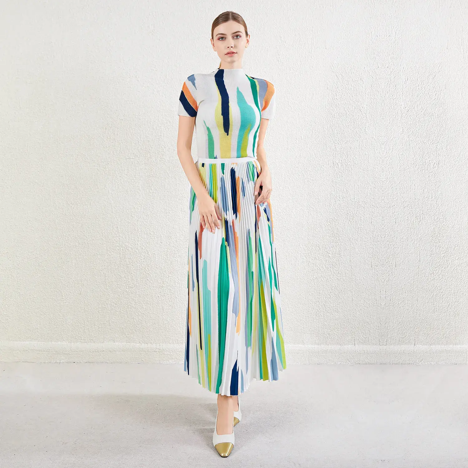Pleated Frock for Ladies - - Pleats Clothing 6