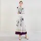 One Shoulder Pleated Gown by Pleats Clothing 3