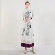 One Shoulder Pleated Gown by Pleats Clothing 1