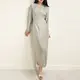 Blue Pleated Gown by Pleats Clothing 4