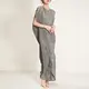 Pleated Gown with Sleeves Anti-Shrink - - Pleats Clothing 6